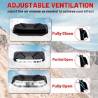 Scratch-resistant Vented Front Windshield For Honda Pioneer 500  520 2015-2026