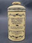 Full Antique Dentists Friend Tooth Powder Tin Dental Teeth Advertising Talc