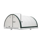 20x30x12 Ft Storage Shelter 11oz Pe 15oz Pvc Fabric Hoop Building For Rv Boat