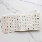 Macintosh Software Icon Stickers For Floppy Disks 1980s Vtg Htf
