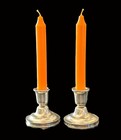 High Quality Pewter Weighted Candlesticks Pair 3   x3  Classic Made In Thailand