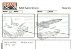 Mark Simon Hand Drawn Production Lego X-men Apocalypse Storyboard Page  ms