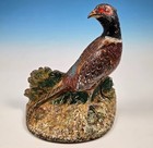 Original Hubley 458 Ring-necked Pheasant Cast Iron Doorstop Fred Everett 1930s
