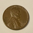 Roll Of Mixed Dates Of 1950s Lincoln Wheat Cents With Bie Error   All Coins 
