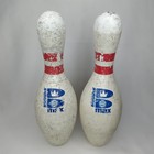 Vintage 1970s Brunswick Max Bowling Pin Permit No  334 Made In Usa Set Of 2
