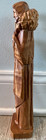    amazing Vintage Nuns Convent Wood Carved The Good Shepherd Jesus Statue 12 0 