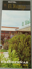 Vintage 1966 Motel El Hidalgo Valdepenas Spain Travel Advertising Brochure