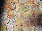 250   Milk Bottle  Caps  never Used  Real Nice  25 Different Caps