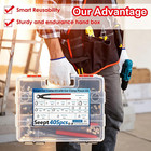 405pcs 15-sizes 304 Stainless Steel Single Ear Hose Clamps With Ear Clamp Plier