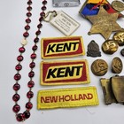 Vintage Junk Drawer Lot Military Lighter Patch