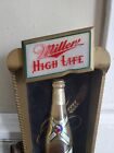 Vintage Miller High Life Light Up Beer Sign 15  Thomas Schutz Co  Chicago 50s