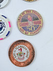 9 Vintage Casino  1 Chips -harrahs  Luxor  Mgm  Stardust  Ti  Carnival  Flambeau
