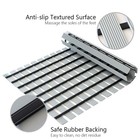 Non Slip Shower Rug Bathtub Bath Mat Heavy Duty Rubber No Suction Cups Runner