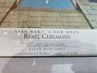 Star Wars  Ralph Mcquarrie Rebel Ceremony Signed Lithograph Rare  1001 Of 2500
