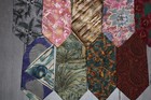 Lot 25 Vintage 80s Mens Silk Neck Ties Anne Klein Joseph Abboud Uomo Volonte New