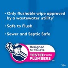 Cottonelle Flushable Wet Wipes - 1 Refill Pack  252 Total Flushable Wipes White