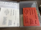Stampin Up Cling Mount Stamp Set   Simply Wonderful