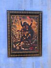 Frame Photo Kali  Wall Art  Wall Decor Vintage Indian Goddess Picture - 9 X 12  