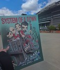 System Of A Down Tour Foil Poster Metlife Stadium  Nj Aug 27   28 2025 18x24 Le
