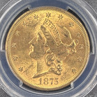 1875 S  20 Liberty Head Double Eagle Gold Coin Pcgs Ms62 Granite Lady Hoard