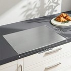 304 Stainless Steel Cutting Board Kitchen Counter Lip Non Slip Metal Chopping