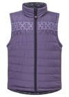 Kerrits Kids Ride The Wind Reversible Quilted Vest - Plumnoir violetdawn