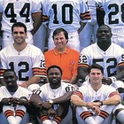 1995 Cleveland Browns Roster Poster  14   X 20   Autographed By Bill Belichick