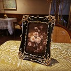 4x6 Vintage Picture Frame  Antique Black And Gold Ornate Photo Frame For Wall   