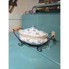 Vintage Oval Baking Dish Temptations Casserole Dish With Lid And Rack 