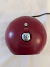 1980 s Memorex Sphere Alarm Clock Radio Timeball Red Cr1100 Am fm Battery Backup