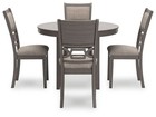 Wrenning - Dining Room Table Set  set Of 5  - Gray