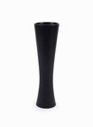 Minimalist Ceramic Vase Black Mid Century Modern Vintage Japanese Japan Style 