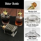 Bitters Bottle Set Of 3 Glass Dasher Bottle Decorative Professional Bar Tool    