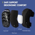 Gel Knee Pads Heavy Duty Work Kneepad Adjustable Buckle Strap Durable Button New