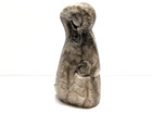 Old Hand Carved Sculpture Arctic Eskimo Inuit Art - Women   Kid Stone Carving
