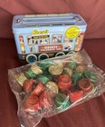 Vintage Reese s Peanut Butter Cups Miniatures Hershey Bus Tin W original Candy 