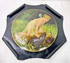 Original White Rock Store Sign Tin Metal Fairy At Rock 14  Inch Curled Corners