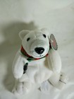  Coca-cola 1997 Bean Bag Plush Polar Bear W  Tag Vintage Stuffed Animal