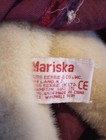 Russ Berrie Mariska Tan Teddy Bear Stuffed Animal Plush 13 In  Red Dress Black