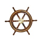 Antique Wooden Maritime Decor 24  Captains Shipwheel Ships Wheel Steering