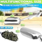 20 Pcs Small Scoops For Canisters     Mini Scoops For Candy  5 8  Length Stainl   