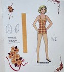 Vintage Whitman Butterscotch Paper Dolls 1983 Coed sorority Girl uncut nice 