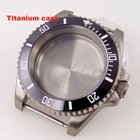 20atm Diver 40mm Titanium Watch Case Sapphire Glass Fit Nh35a Eta2824 120 Clicks