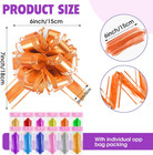24pcs 6 Inch Large Pull Bows 12 Colors Bow For Gift Wrapping party Gift Wedding