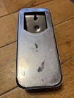 Vintage Metal Beer Bottle Opener Silver Tone Breweriana Barware Collectible