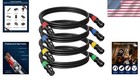 3ft Xlr Cables 4-pack - Male To Female Microphone Cable With Balanced Shielded S