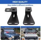 High Lift Jack Mount Hood Brackets High Lift Jack Mounting Brackets For Wrangler