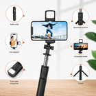 Selfie Stick Tripod With Bluetooth Remote Portable For Iphone And Android Phones