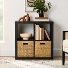Better Homes   Gardens 4 Cube Storage Organizer  Charcoal