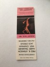 Matchbook Cover Matchcover Girly Girlie Rms Convention 1981 Cincinnati Oh